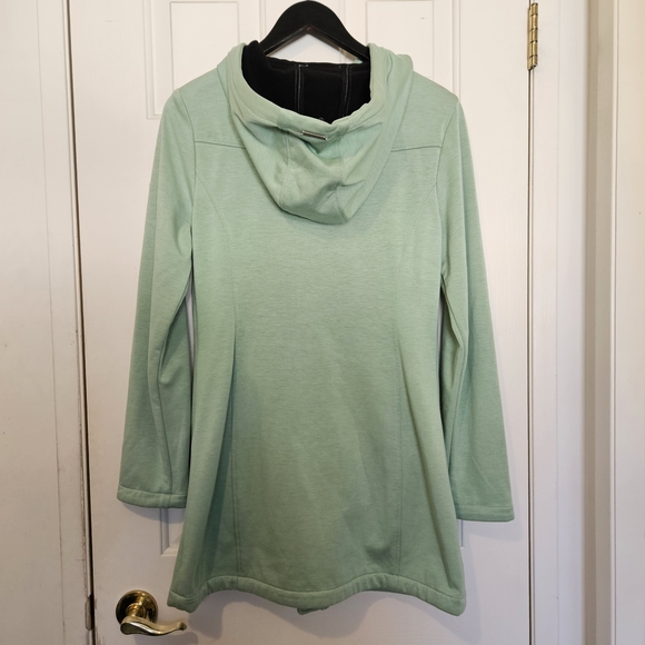 ​Mia Melon Waterproof Hooded Rain Jacket Longline Mint Green S - Picture 5 of 16
